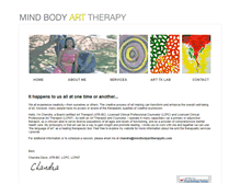 Tablet Screenshot of mindbodyarttherapy.com